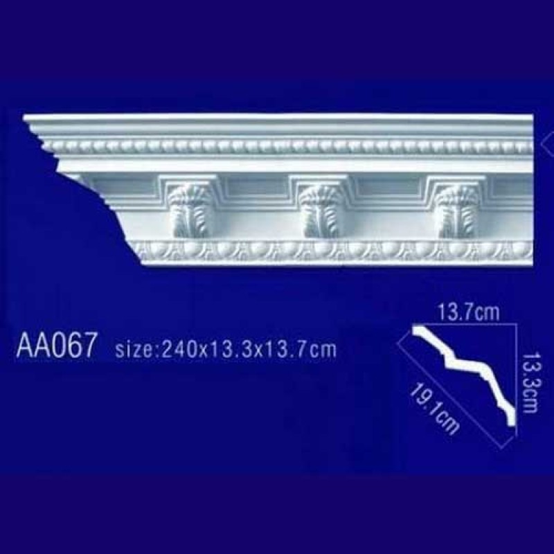потолочный плинтус с орнаментом AA067 в Казани