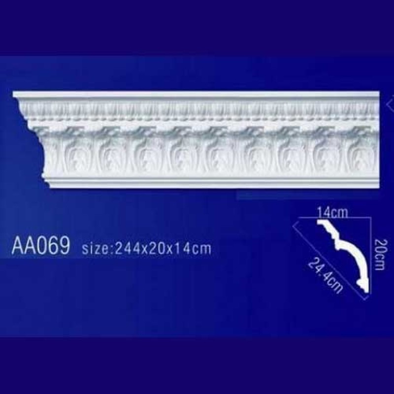 потолочный плинтус с орнаментом AA069 в Казани