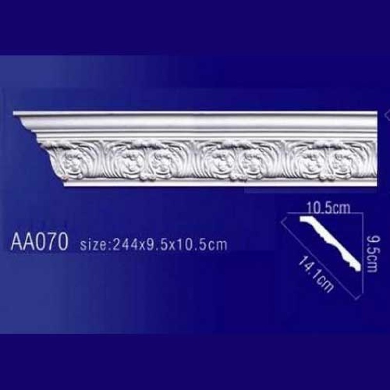 потолочный плинтус с орнаментом AA070 в Казани
