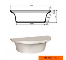 Полуколонна КЛВ-205/1 (капитель) в Казани