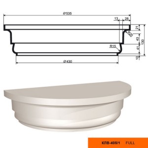Колонна КЛВ-405/1 (капитель) (ЛС-103-1)