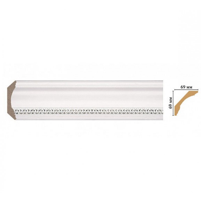 100C-60 ШК/14 Плинтус DECOMASTER (69*69*2400 мм) в Казани