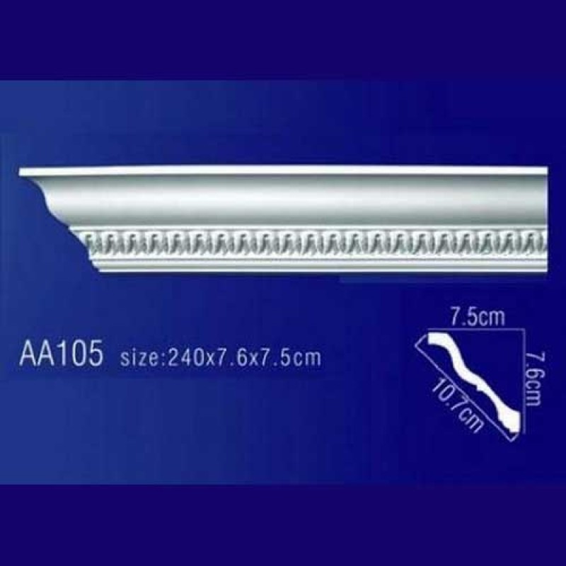 потолочный плинтус с орнаментом AA105 в Казани