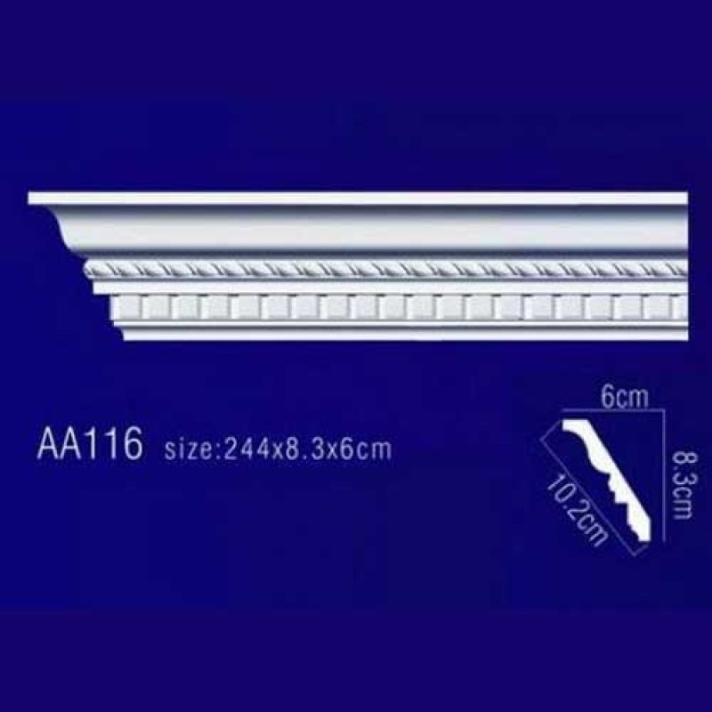 потолочный плинтус с орнаментом AA116 в Казани