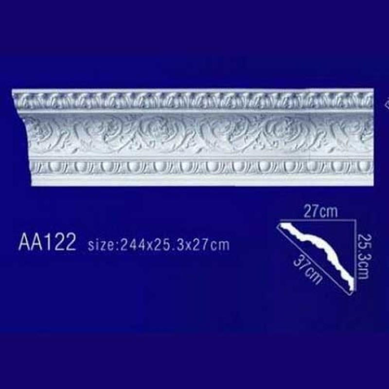 потолочный плинтус с орнаментом AA122 в Казани