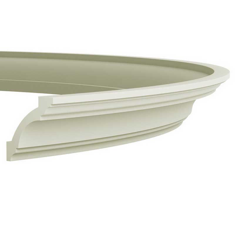 Карниз с гладким профилем P135 Гибкий (2,00 м) в Казани