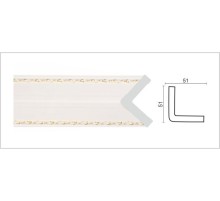 Уголок средний золотистый 142-115G(FM) золотистый в Казани