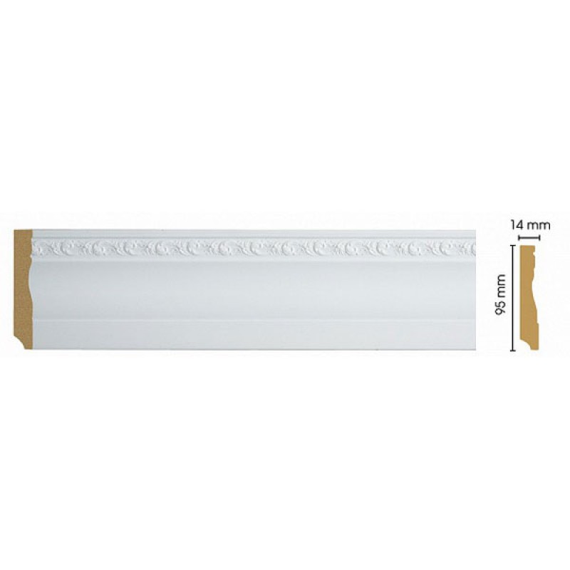 153-115 Плинтус широкий с каб. каналом в Казани