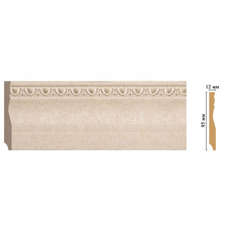 153-18D ШК/18 Плинтус напол. DECOMASTER (95*12*2400 мм) в Казани