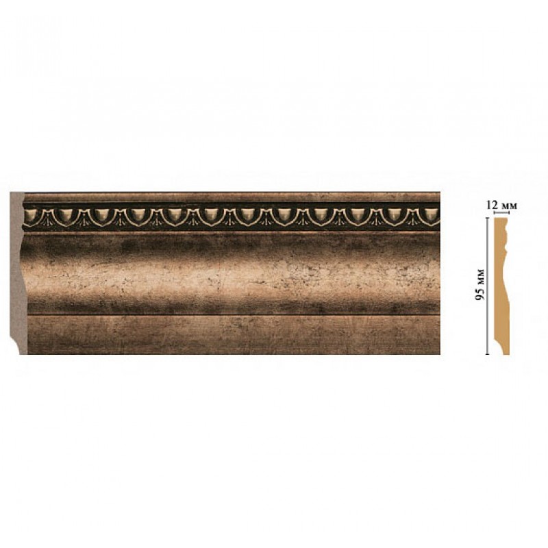 153-57 ШК/18 Плинтус напол. DECOMASTER (95*12*2400 мм) в Казани