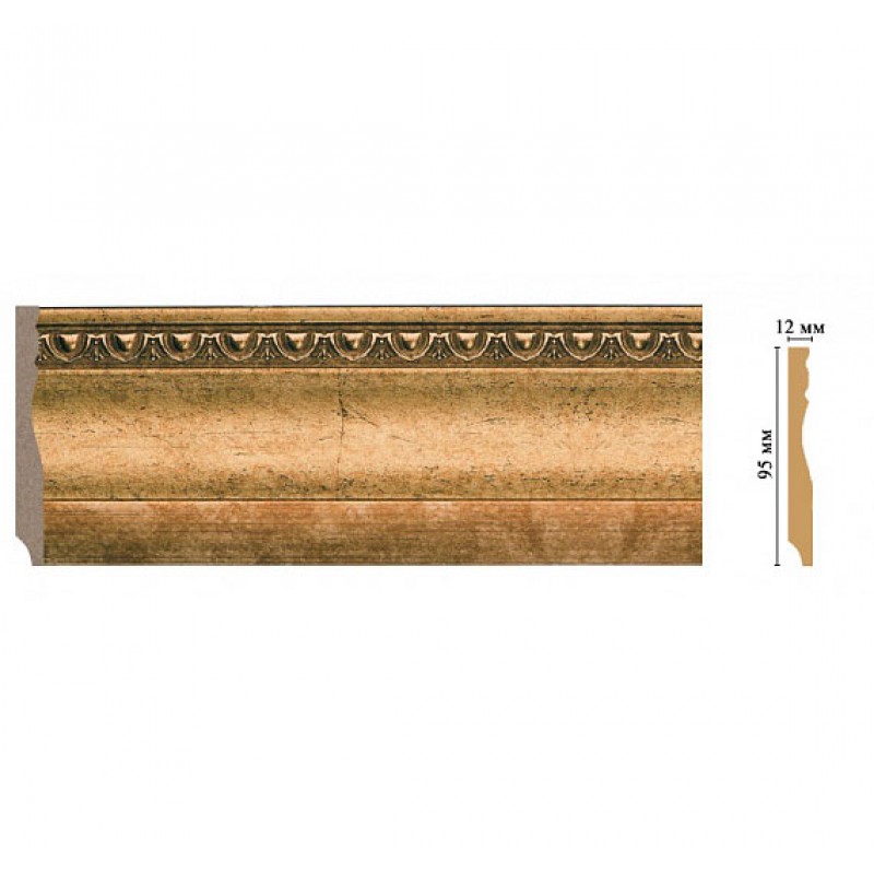 153-58 ШК/18 Плинтус напол. DECOMASTER (95*12*2400 мм) в Казани