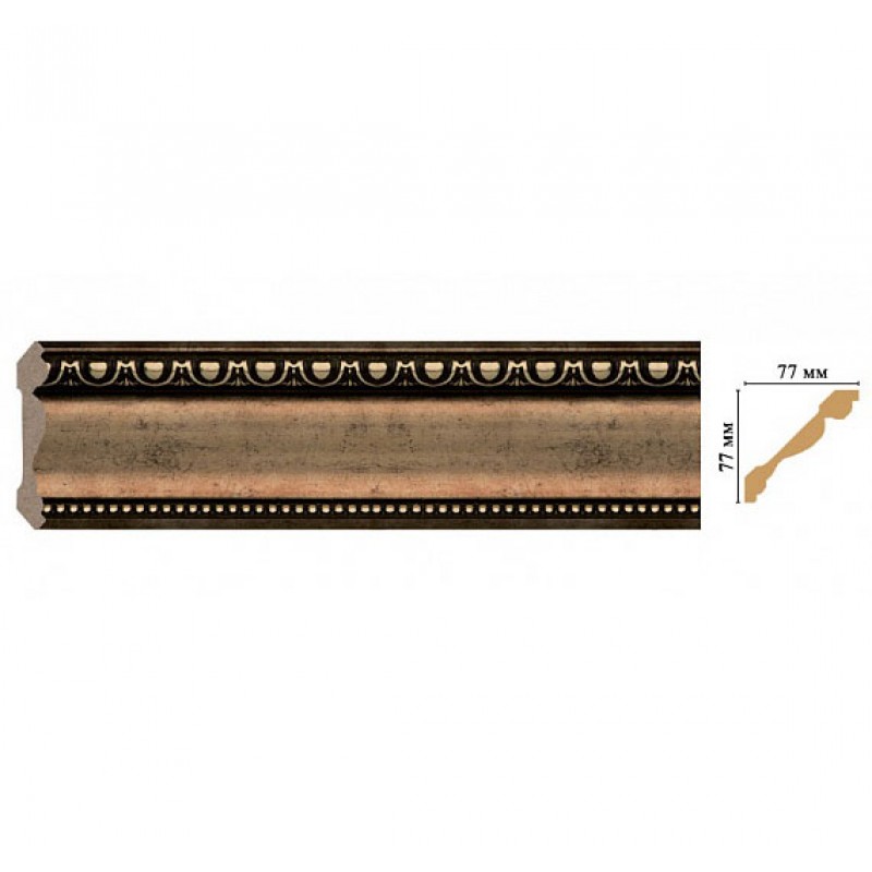 154-57 ШК/12 Плинтус DECOMASTER (77*77*2400 мм) в Казани