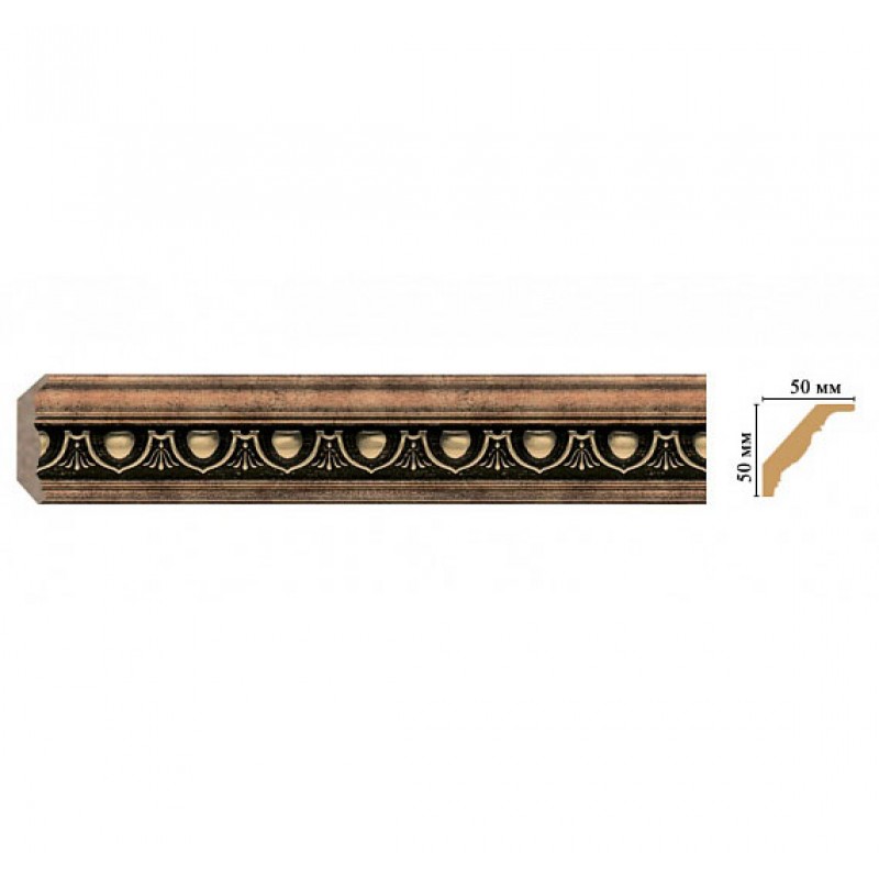 155D-57 ШК/24 Плинтус DECOMASTER (50*50*2400 мм) в Казани