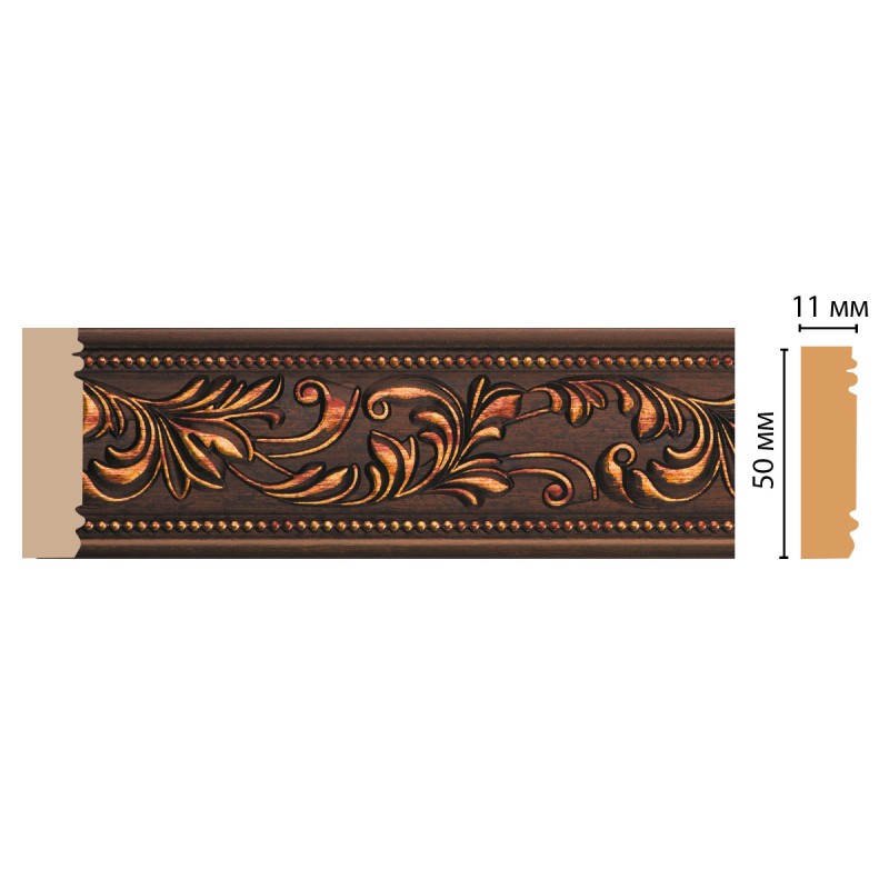 156-966 ШК/40 Молдинг DECOMASTER (51*11*2400 мм) в Казани