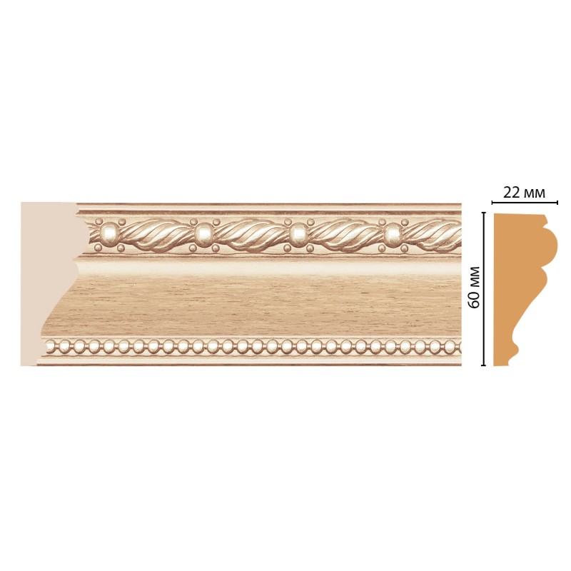 161-11/18 Молдинг (60*22*2400 мм) в Казани