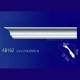 AB162 Плинтус потолочный без орнамента в Казани