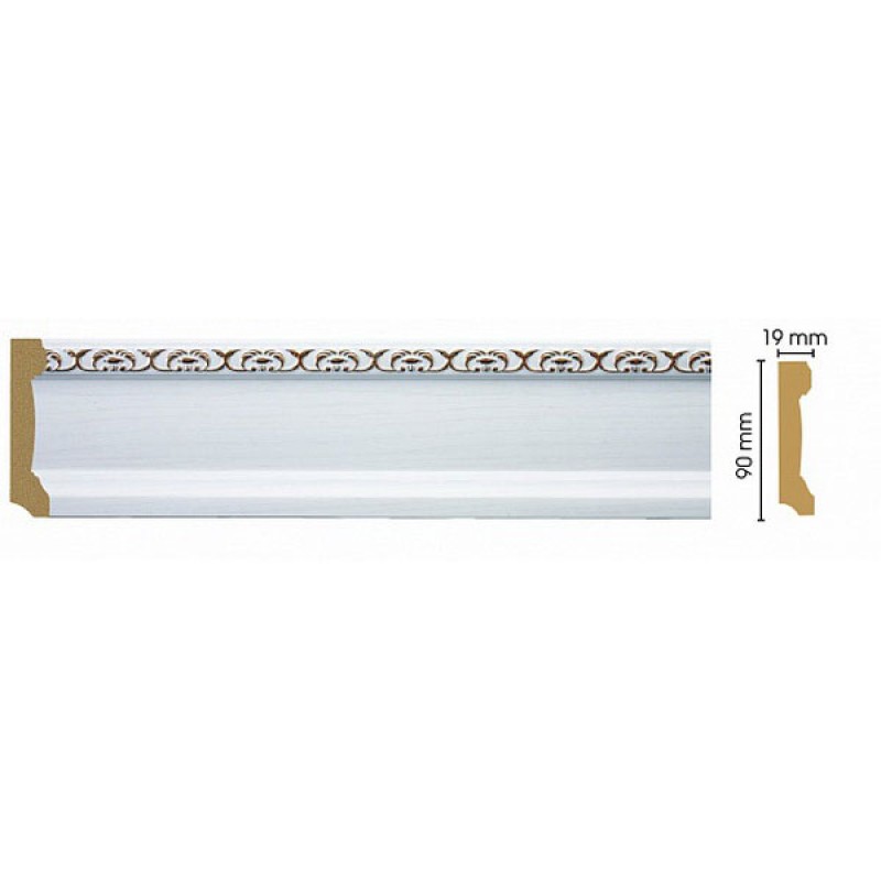 166-118Плинтус широкий с каб. каналом в Казани