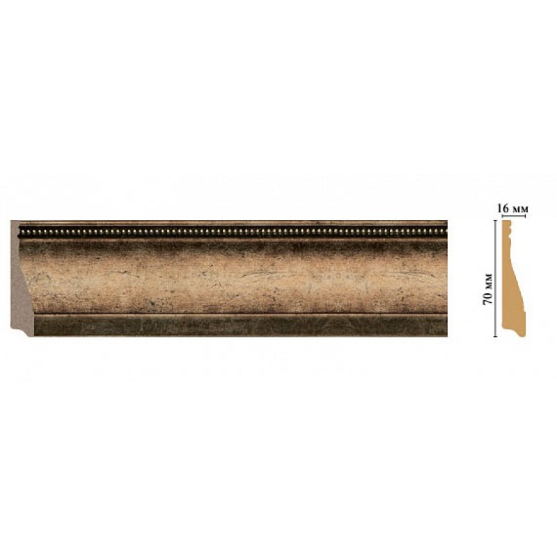 193-57 ШК/20 Плинтус DECOMASTER (70*16*2400 мм) в Казани