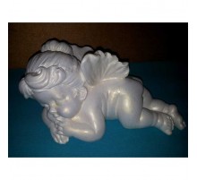 Скульптура ангелочек малая из гипса ск002 в Казани