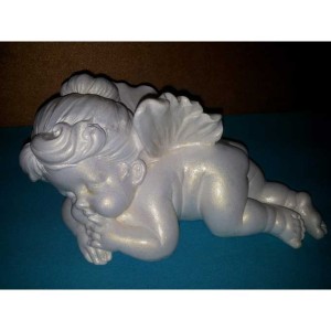 Скульптура ангелочек малая из гипса ск002 в Казани