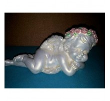 Скульптура ангелочек малая из гипса ск003 в Казани