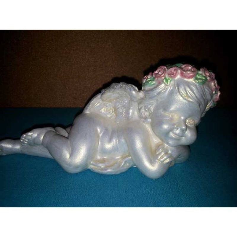 Скульптура ангелочек малая из гипса ск003 в Казани