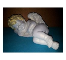 Скульптура ангелочек малая из гипса ск004 в Казани