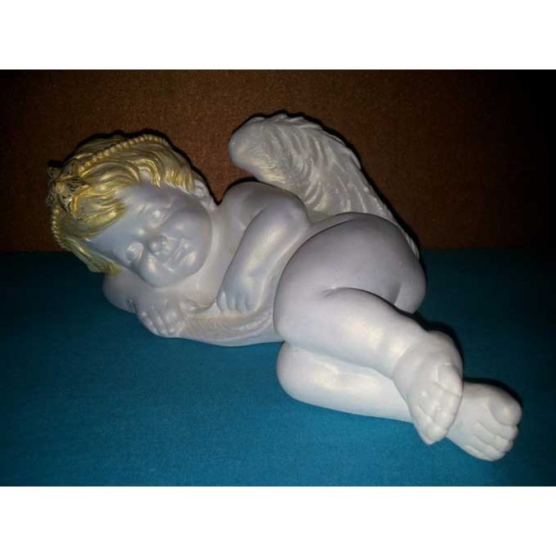 Скульптура ангелочек малая из гипса ск004 в Казани