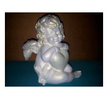 Скульптура ангелочек малая из гипса ск001