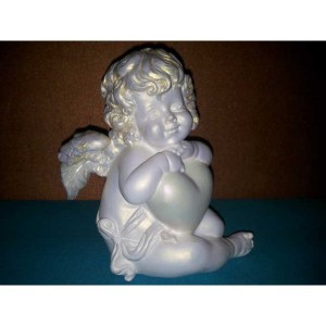 Скульптура ангелочек малая из гипса ск001 в Казани
