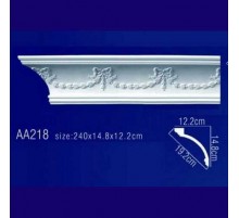 потолочный плинтус с орнаментом Гибкий AA218F в Казани
