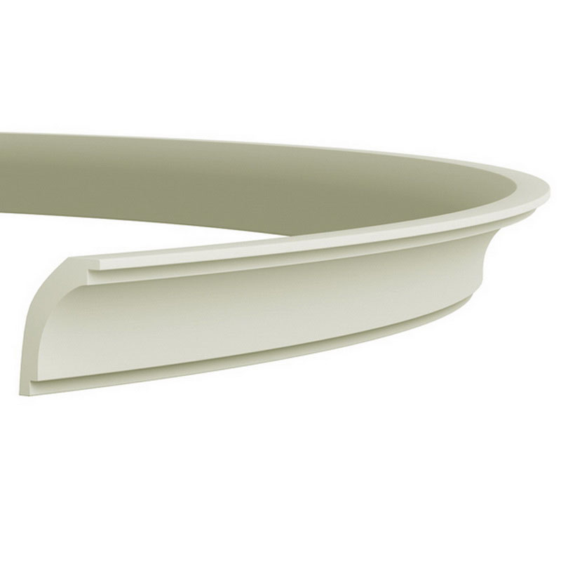 Карниз с гладким профилем P221 Гибкий (2,00 м) в Казани