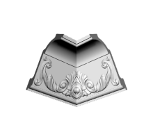 GP23 уголки к потолочному плинтусу