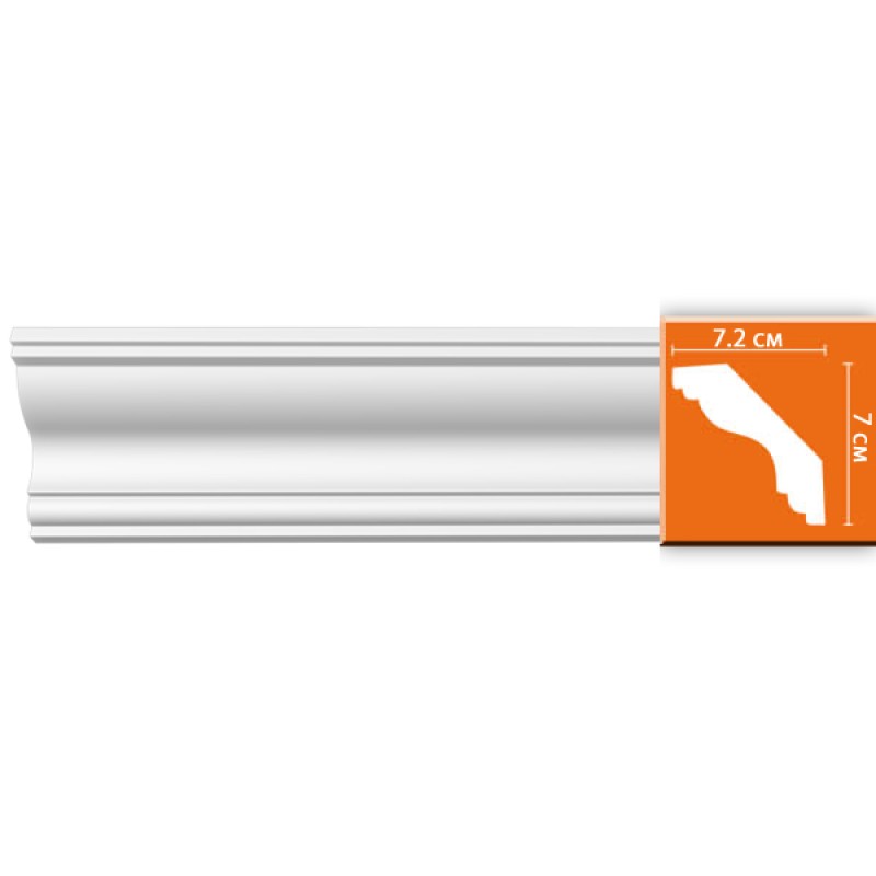 Плинтус потолочный без орнамента DP339 в Казани