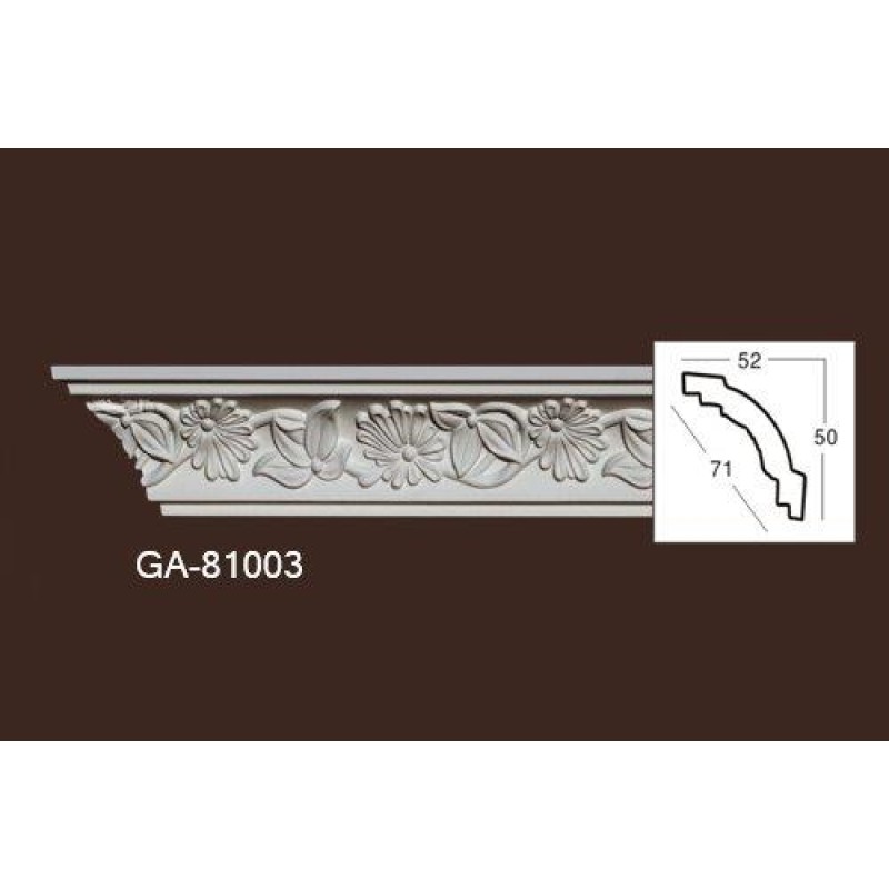 Карниз из полиуретана с онаментом 81003 в Казани