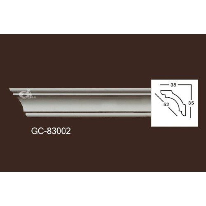 Карниз из полиуретана гладкий 83002 в Казани