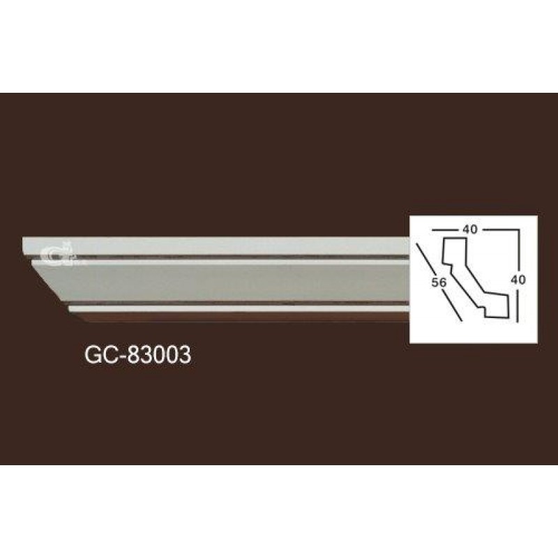 Карниз из полиуретана гладкий 83003 в Казани