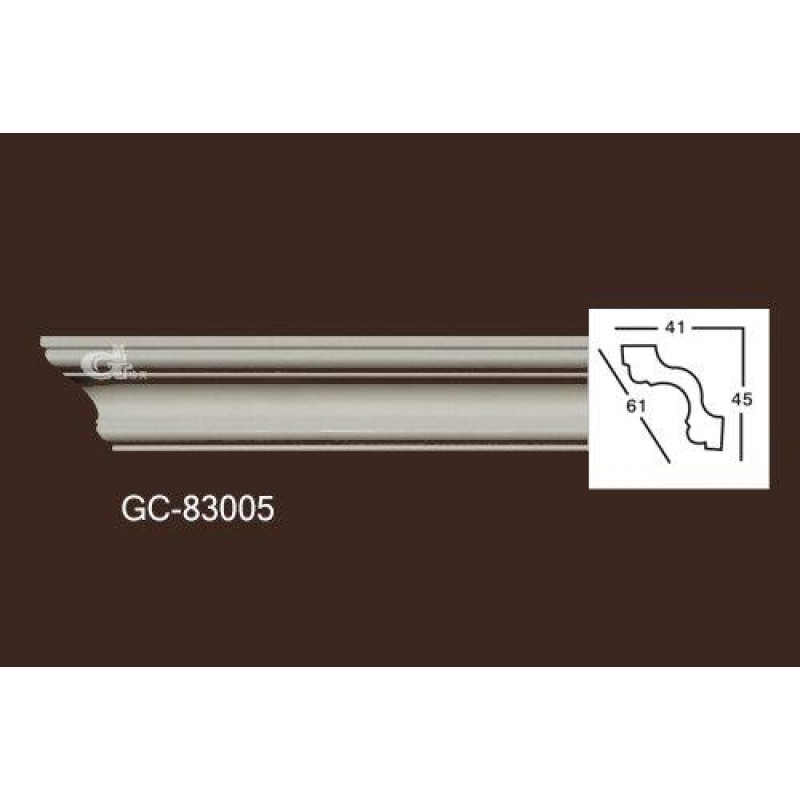 Карниз из полиуретана гладкий 83005 в Казани