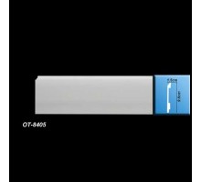 OT-8405 Белый напольный плинтус