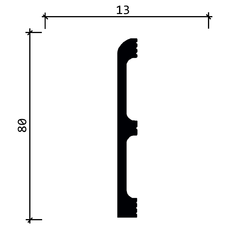 Напольный плинтус 706-10 в Казани