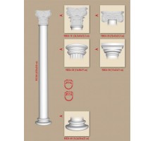 90124H/2 полуколонна DECOMASTER-2 (D 240х2400мм) в Казани