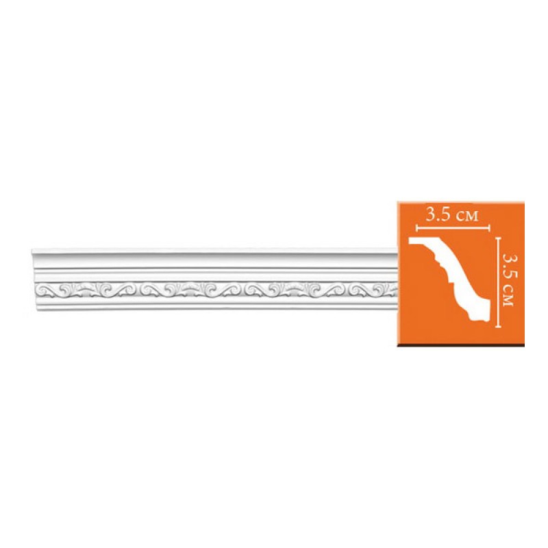 95842/30 FLEXIBLE плинтус DECOMASTER-2 (35х35х2400мм) в Казани