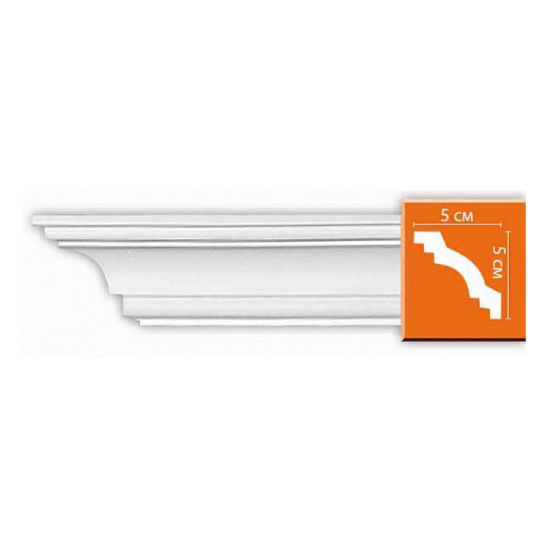 Плинтус потолочный без орнамента 96117 в Казани