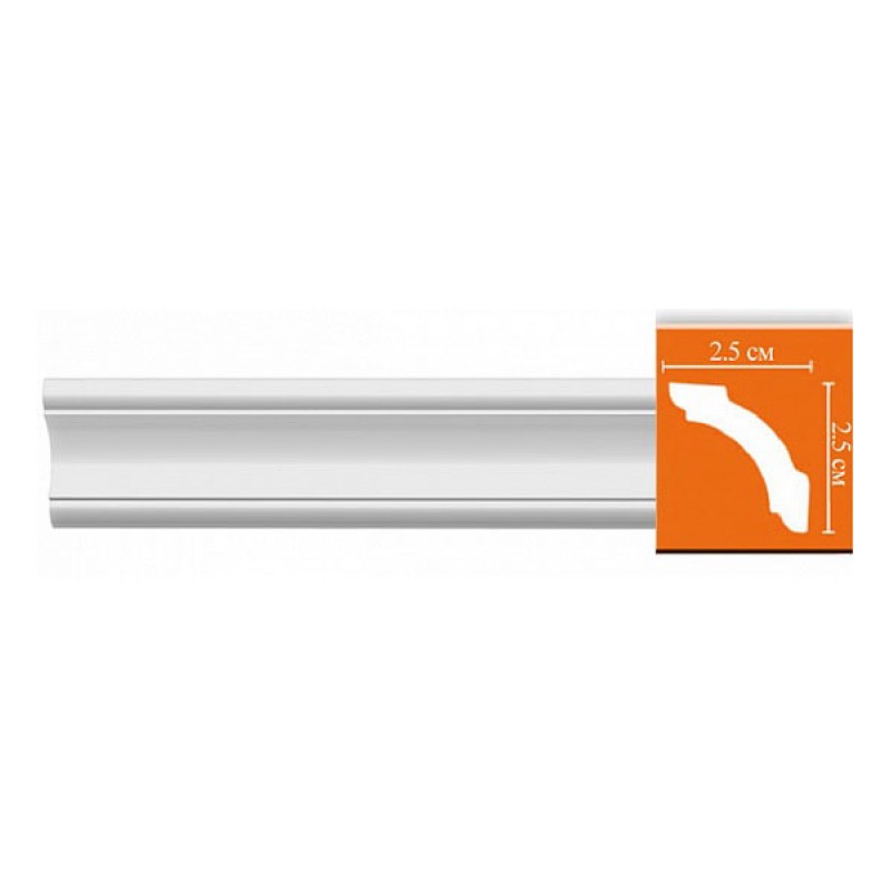 96251/100 плинтус DECOMASTER-2 (25x25x2400мм) в Казани