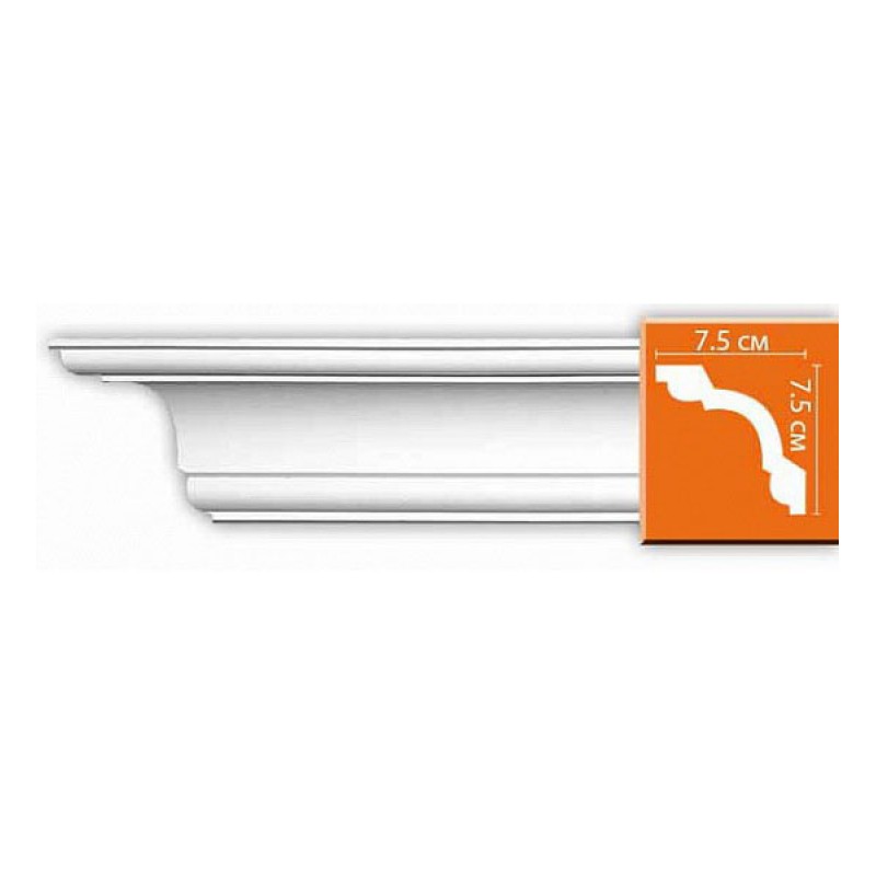 96630/12 FLEXIBLE плинтус DECOMASTER-2 (75х75х2400мм) в Казани