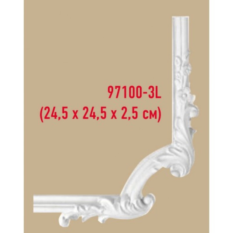 97100-3L/50 угол DECOMASTER-2 (245х245х25мм) в Казани
