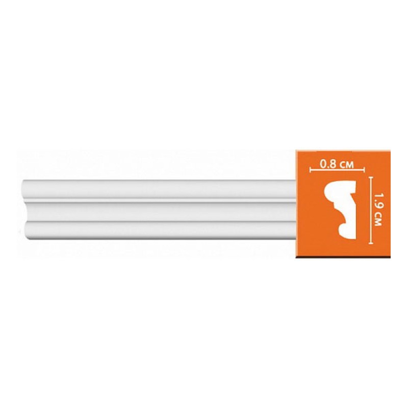 97100/200 молдинг DECOMASTER-2 (19х8х2400мм) в Казани