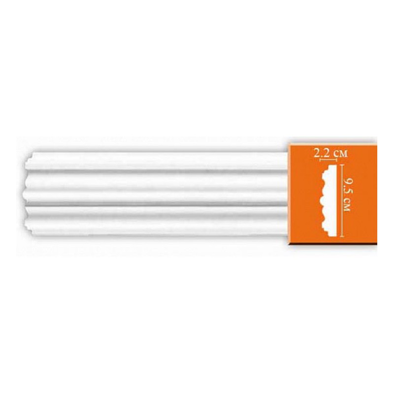 97902/38 молдинг DECOMASTER-2 (100х20х2400мм) [DP 9020] в Казани