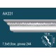 потолочный плинтус с орнаментом AA331 в Казани