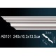 Карниз потолочный гладкий AB101 в Казани